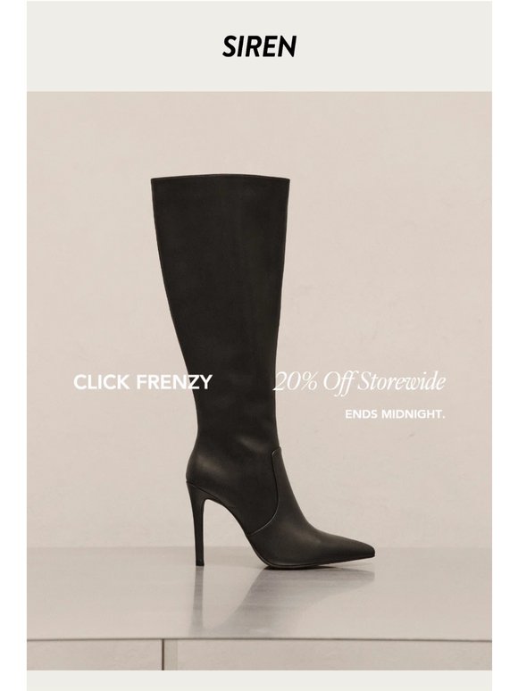 Ends Midnight: 20% Off Storewide