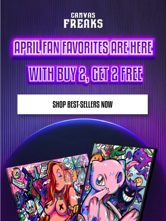 Most-Wanted Wall Art from April 🖼️