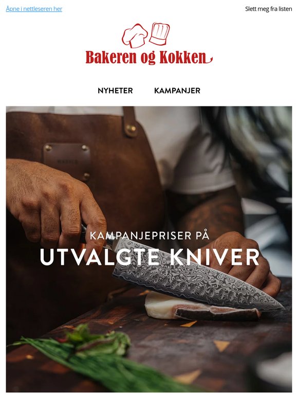 Skarpe tilbud på kniver!