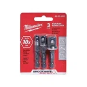 Milwaukee SHOCKWAVE Adaptor Set - 3 Pieces