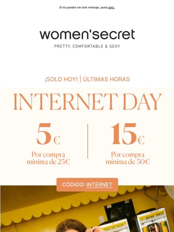 ¡Día de Internet y últimas horas para ahorrarte hasta 15€! 🏃🏻‍♀️
