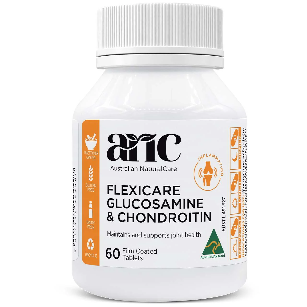 Image of Flexicare Glucosamine and Chondroitin 60 tabs