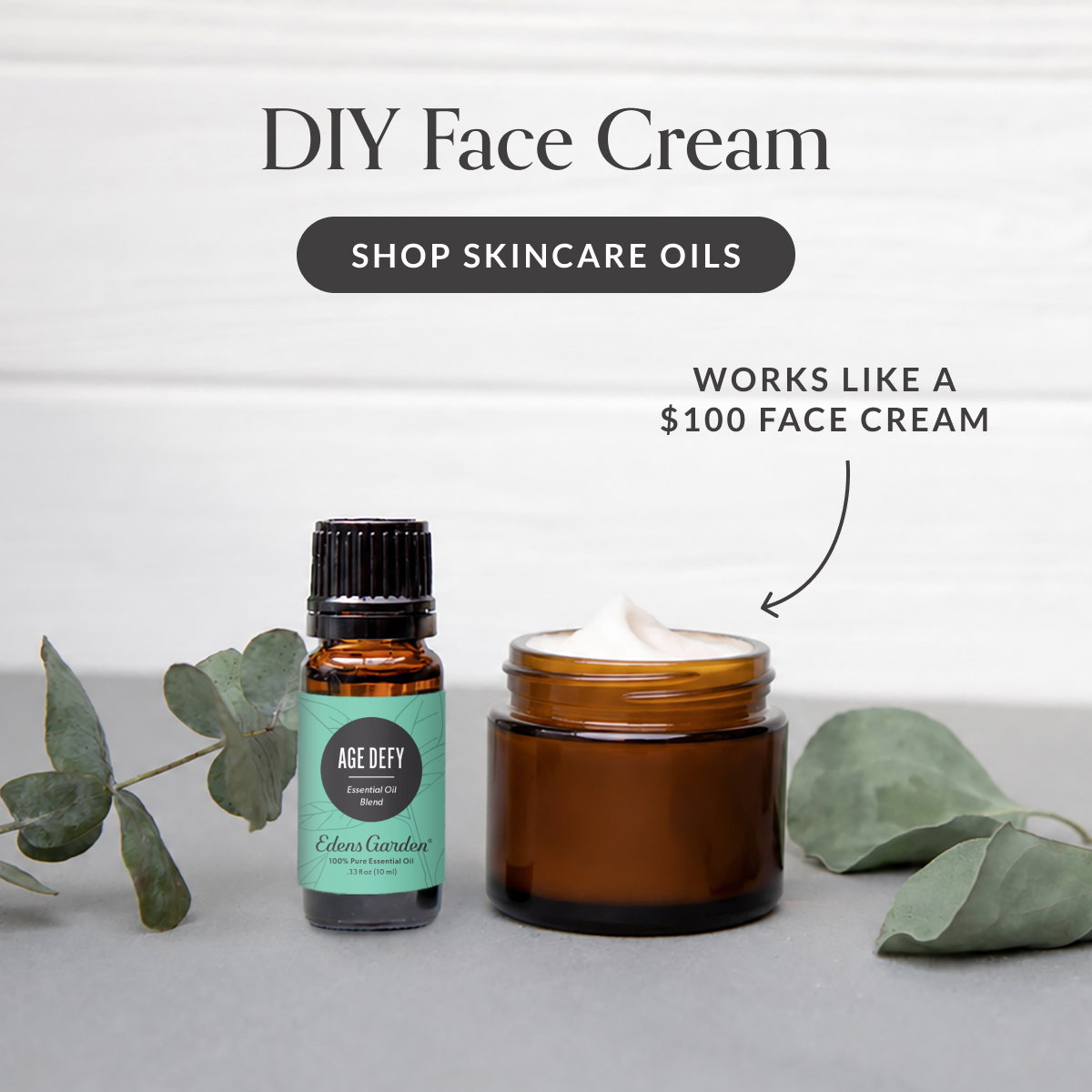 DIY Face Cream | SHOP SKINCARE OILS | WORKS LIKE A $100 FACE CREAM