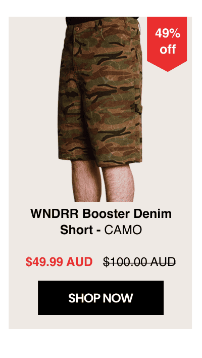 WNDRR Booster Denim Short - Camo