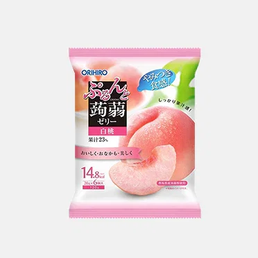 Image of ORIHIRO Purunto Konjac Jelly Pouch Pfirsich 120g