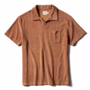 Towel Terry Johnny Collar Polo
