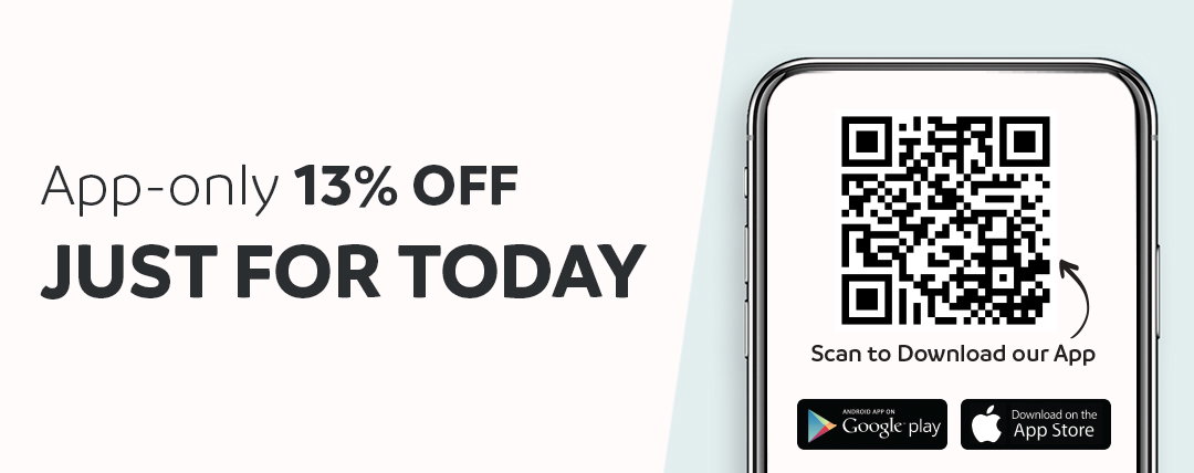 App only 13% OFF Just For Today | Download Now