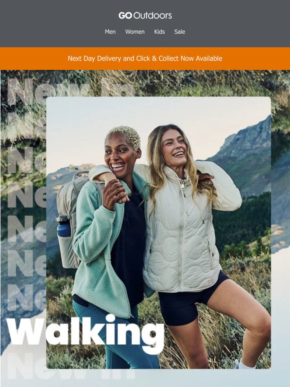 New In: Walking Gear