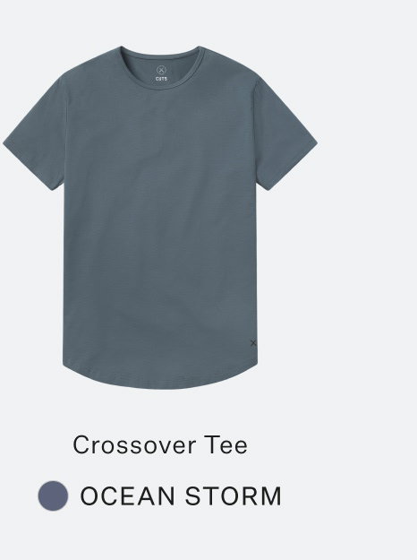 Crossover Tee - Ocean Storm