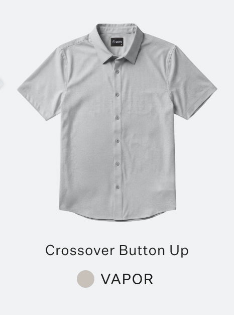 Crossover Button Up - Vapor