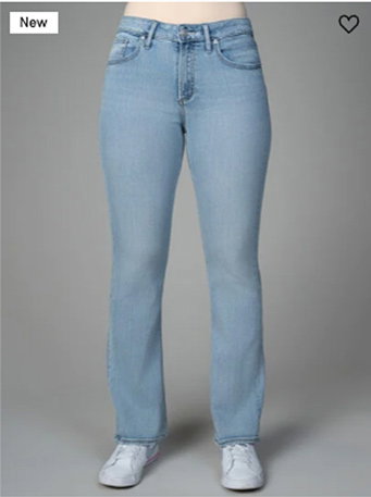Avery High Rise Curvy Slim Boot Jeans