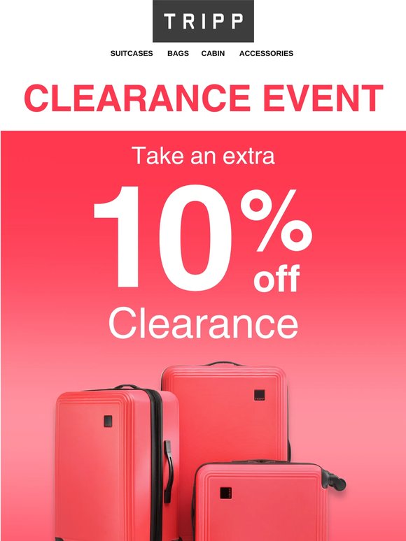 Clearance Event! Take An Extra 10% Off Clearance