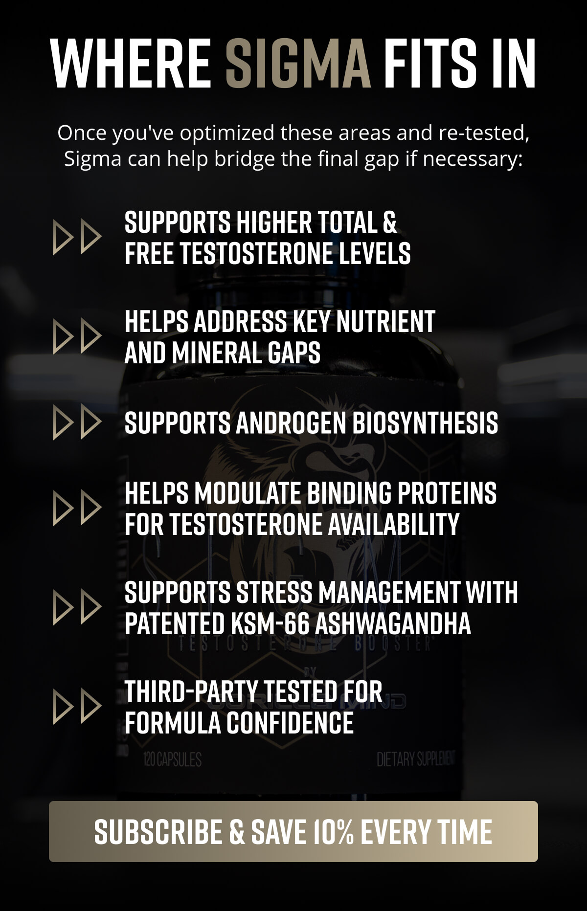 Subscribe & Save 10% Every Time - Gorilla Mind