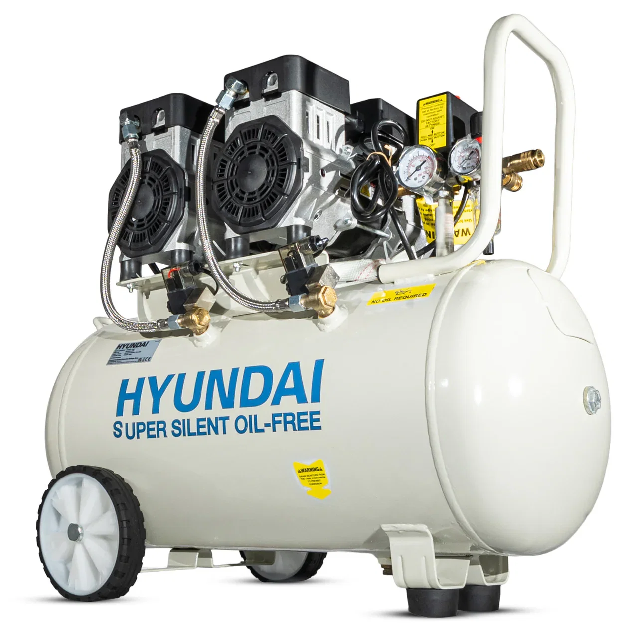 Image of 50L Oil-Free, Low-Noise, Electric Air Compressor