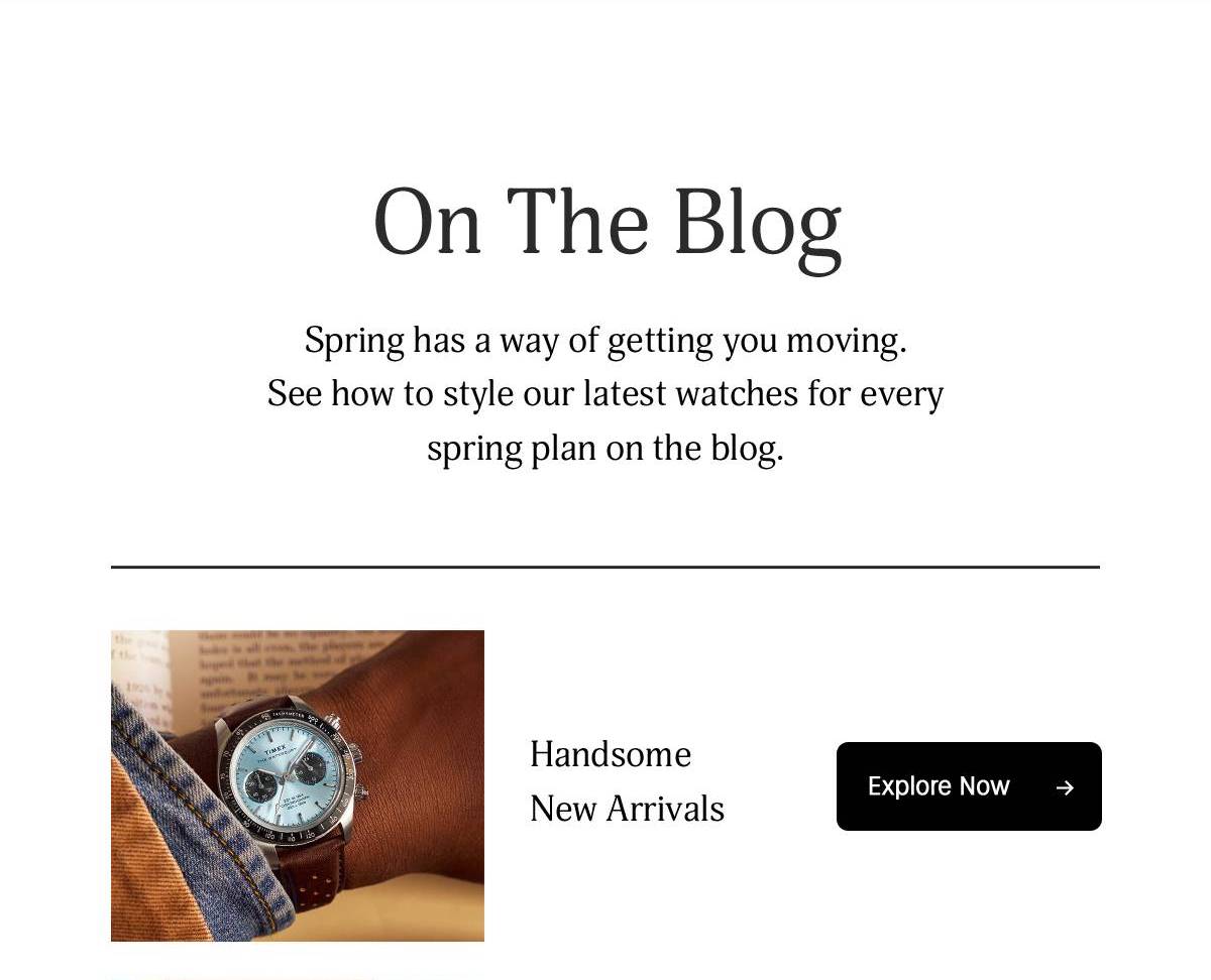 Explore Now  - Timex