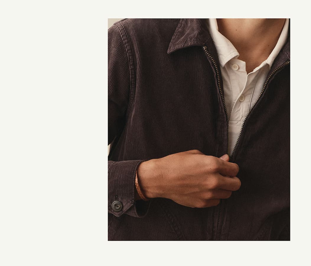 The Piston Jacket in Coal Corduroy