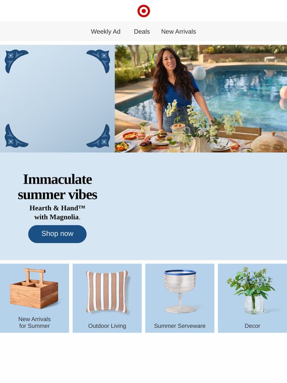 Hearth & Hand with Magnolia summer faves.