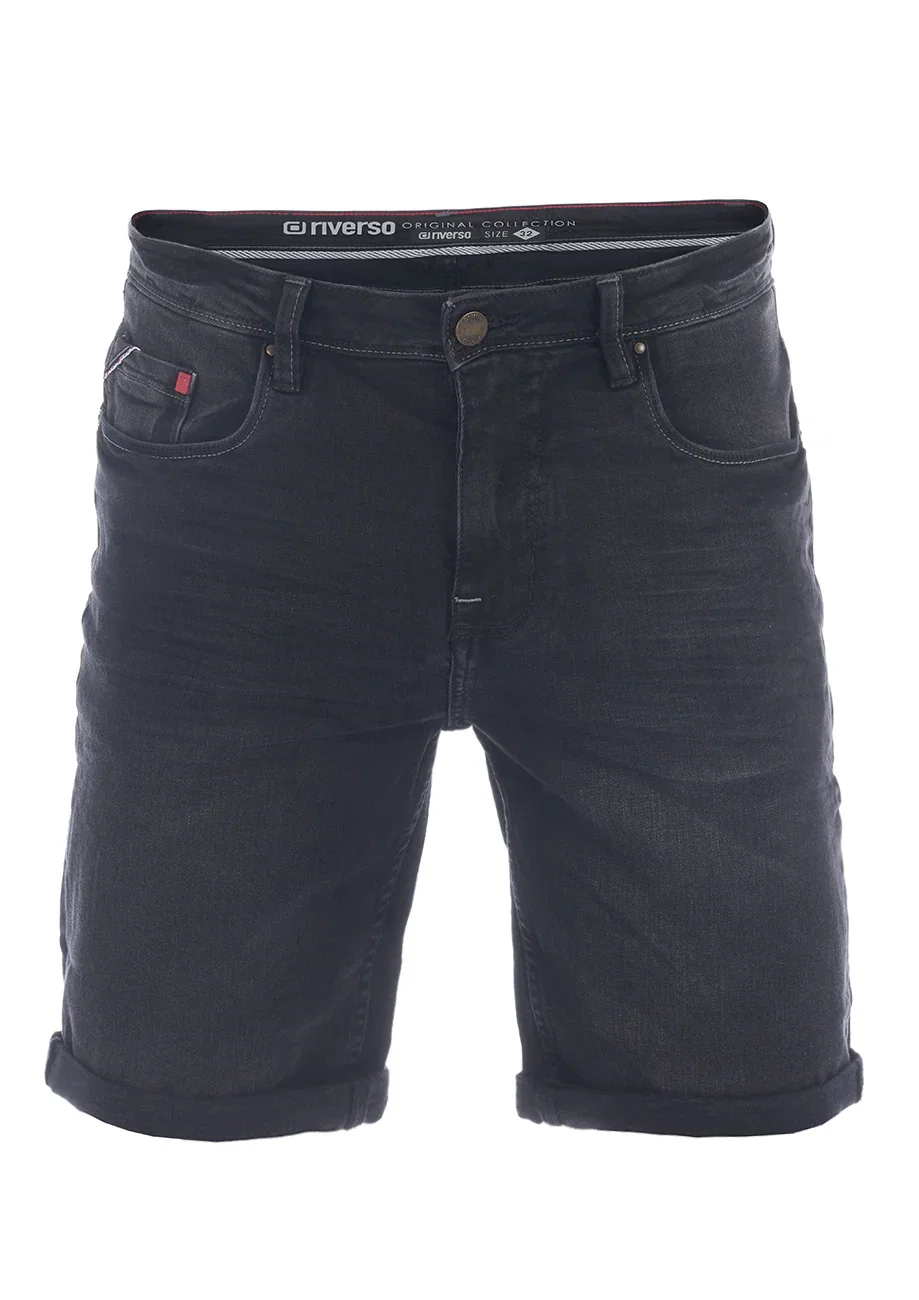 Image of riverso Jeans Shorts Herren Stretch Kurz Regular Fit RIVUdo