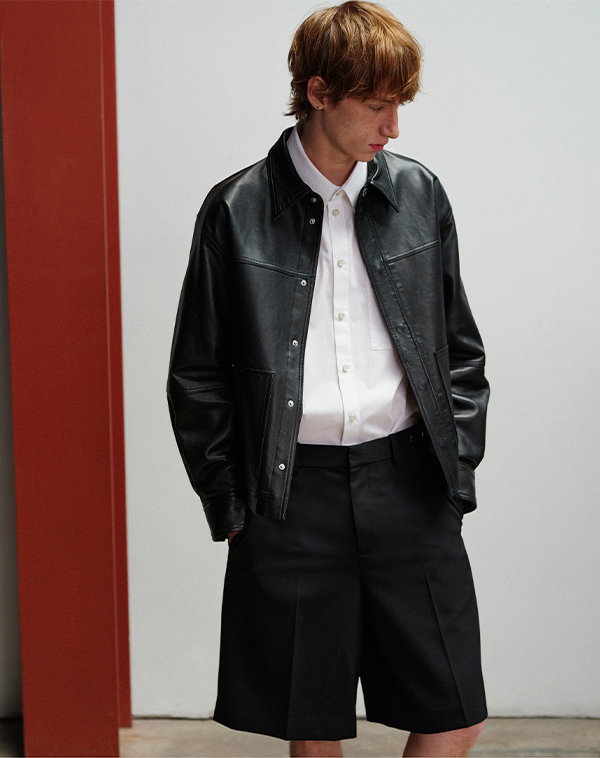 Bonded Leather Jacket
