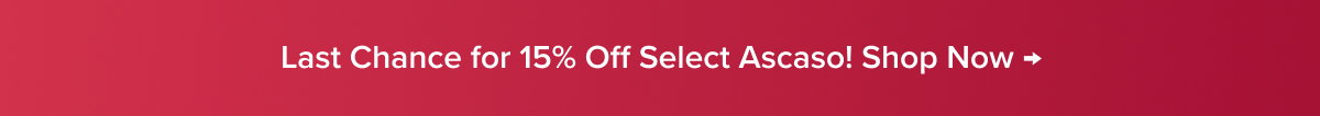 Last Chance for 15% Off Select Ascaso Espresso Machines! Shop Now →