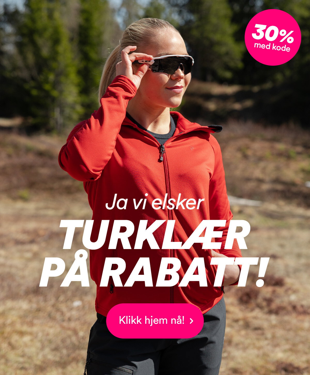 Ny rabattkode: 30% på alle turklær!