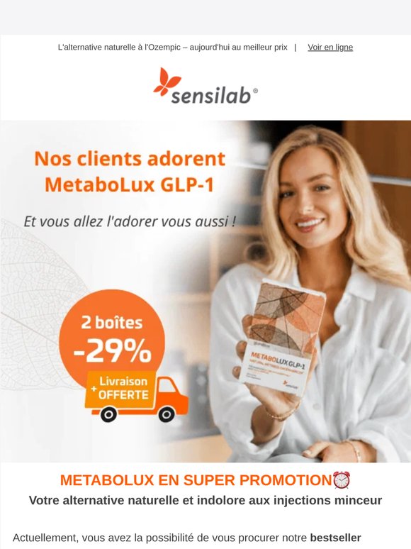 Procurez-vous le soutien Nº 1 du GLP-1 🤩