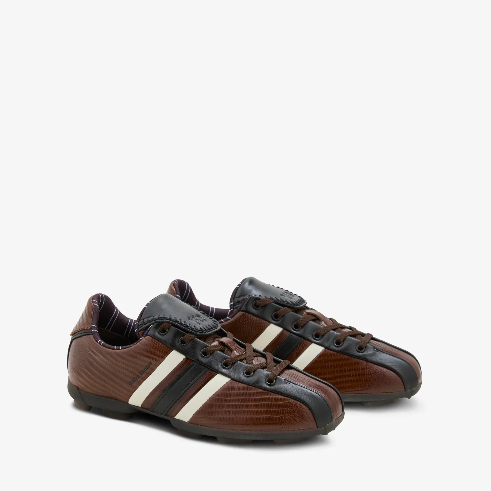 Image of Y-3 x Wales Bonner x The Field Lizzard Cream White | Dark Brown | Core Black