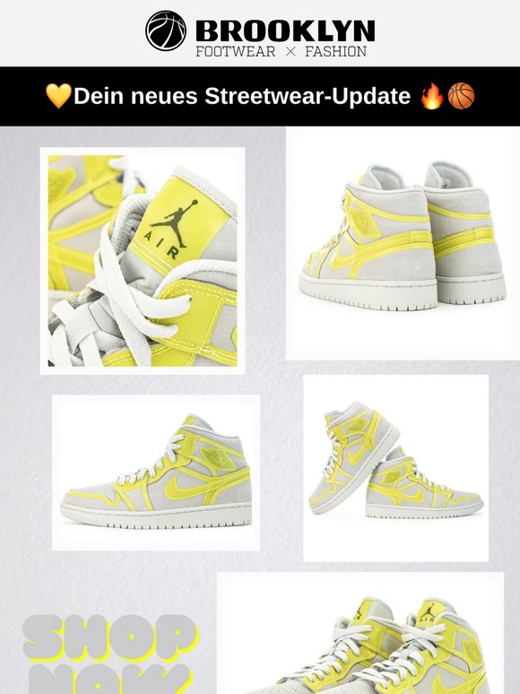 Dein neues Streetwear-Update 🔥 knallige Jordans für dich!💛