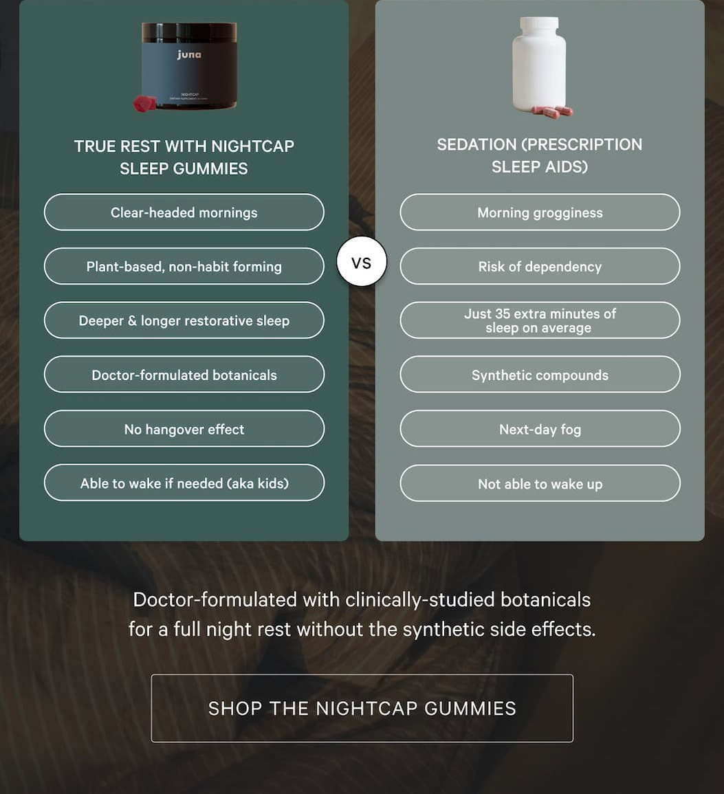 Doctor-formulated with clinically-studied botanicals for full-night rest without the synthetic side effects.