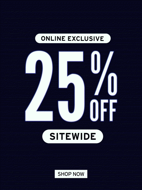 25% off sitewide - last chance