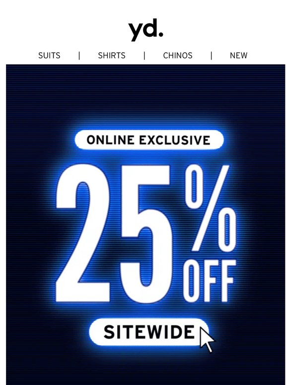 PSA: 25% Off Ends Midnight