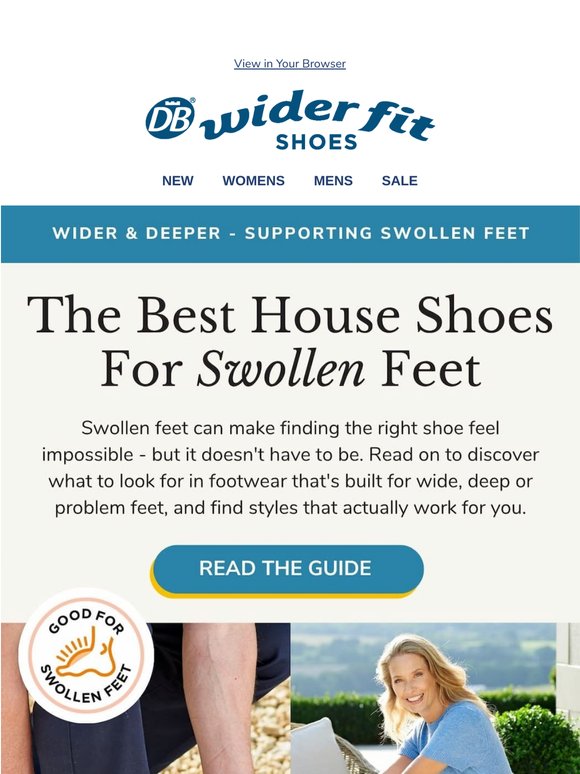 Finding shoes for swollen feet just got easier 💙