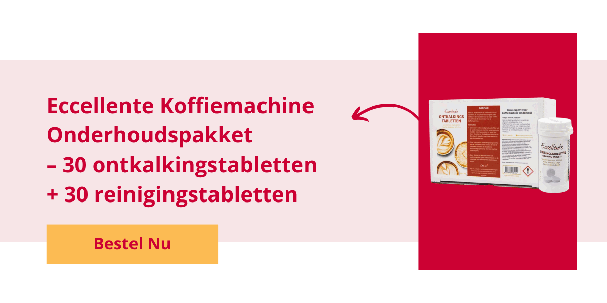 Eccellente Koffiemachine Onderhoudspakket 30 ontkalkingstabletten plus 30 reinigingstabletten