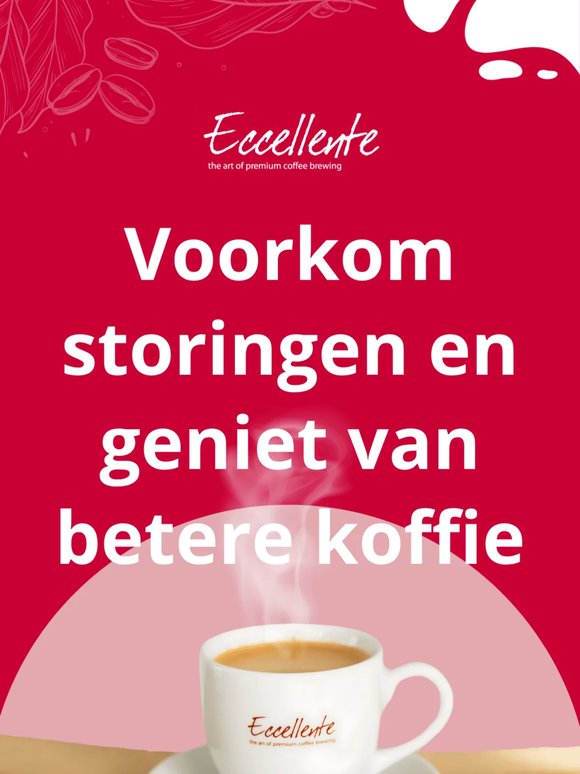 ☕️ Voorkom storingen en geniet van betere koffie