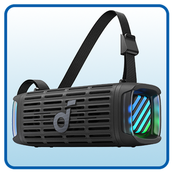 Soundcore Boom 3i Outdoor Bluetooth Speaker, Black