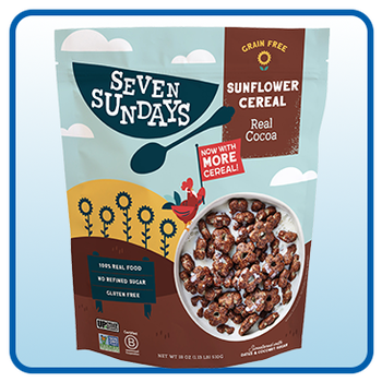 Seven Sundays Real Cocoa Sunflower Cereal, 18 oz