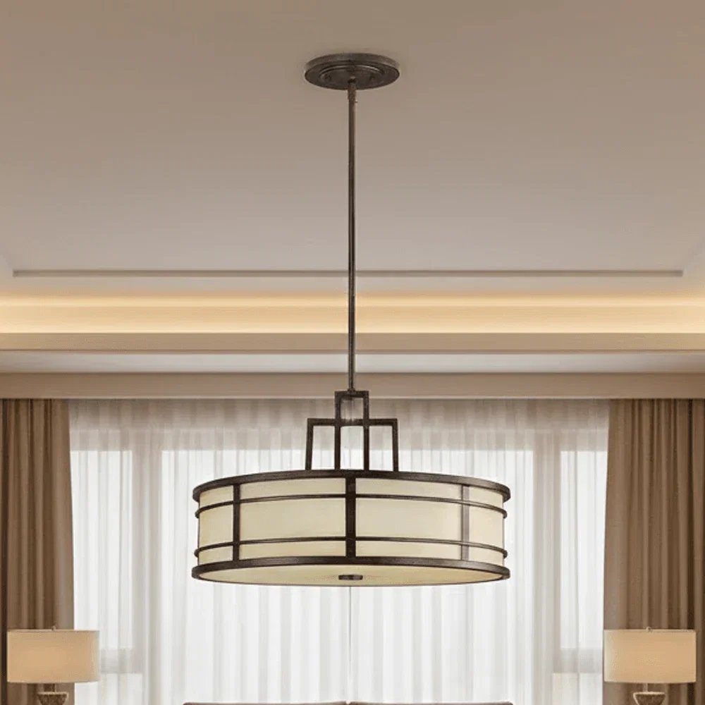 Millie Bronze 3 Light Pendant Ceiling Light