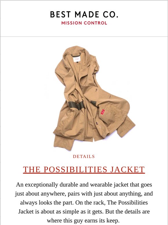 Details 🔎 The Possibilities Jacket