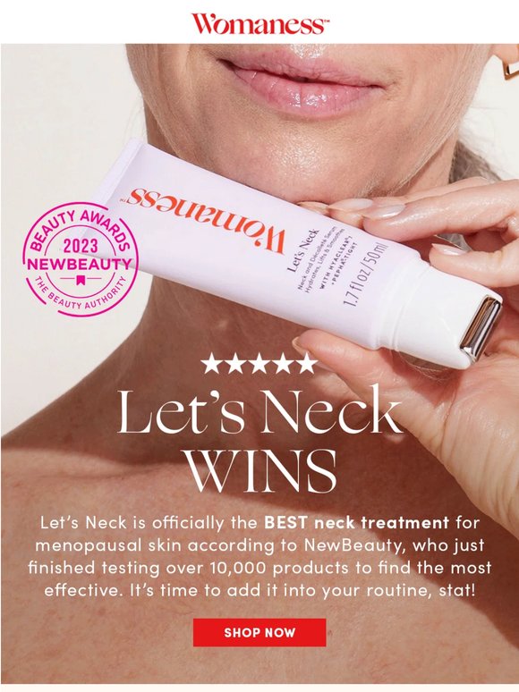 Transform your neck with this award-winning fave ✨