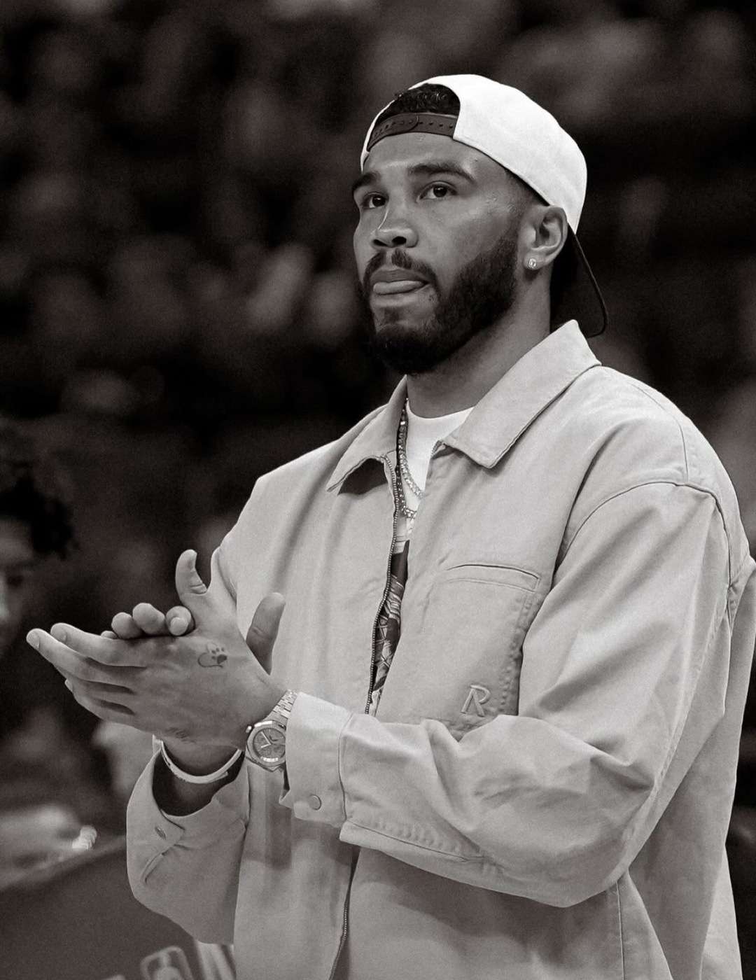 Jayson Tatum spotted in Represent