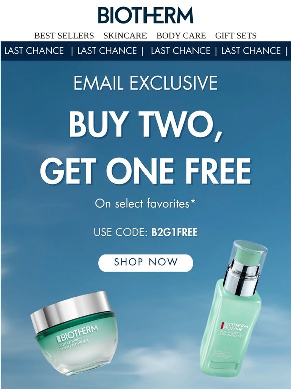 Last Chance: Buy Two, Get One Free 💙