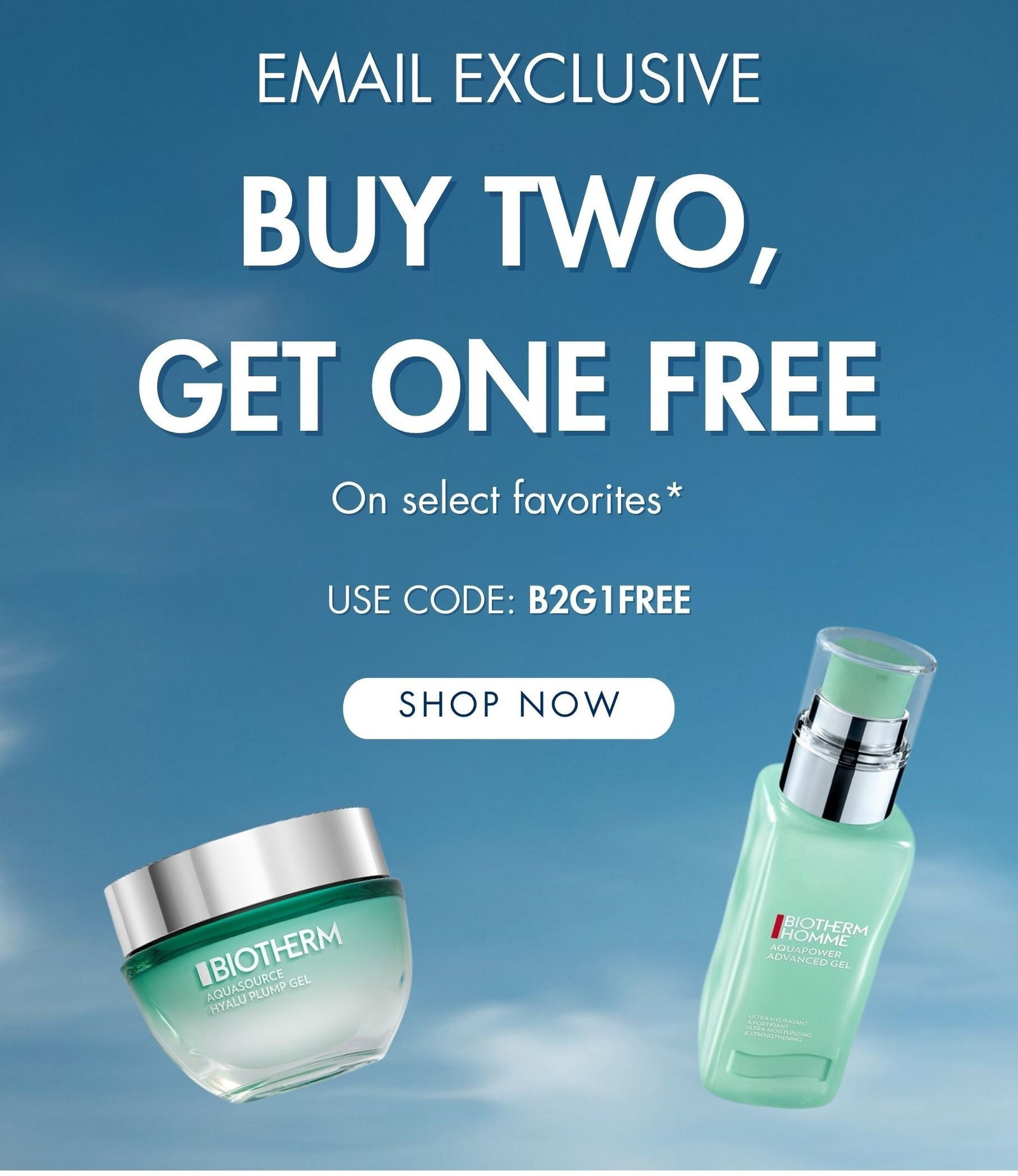 Buy two, get one free