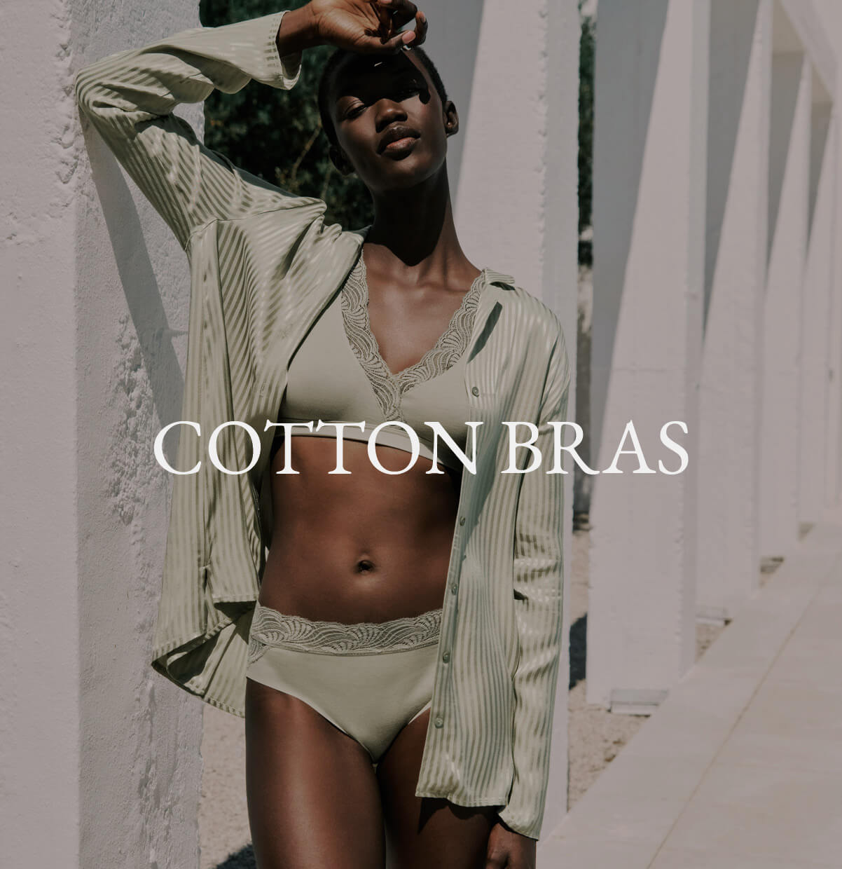 HANRO COTTON BRAS