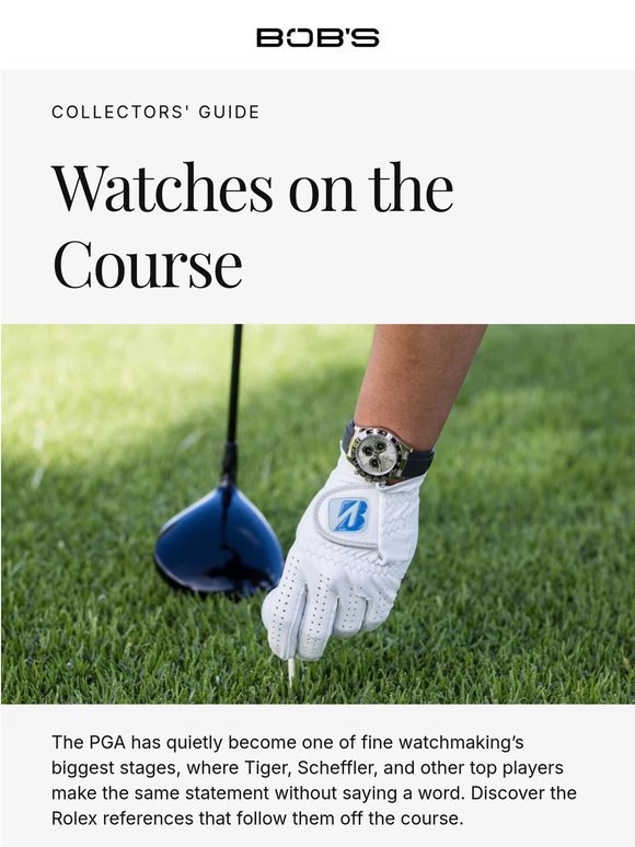 What’s on the Wrist of Golf’s Biggest Names