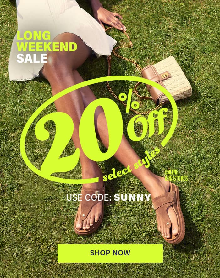 Long weekend sale