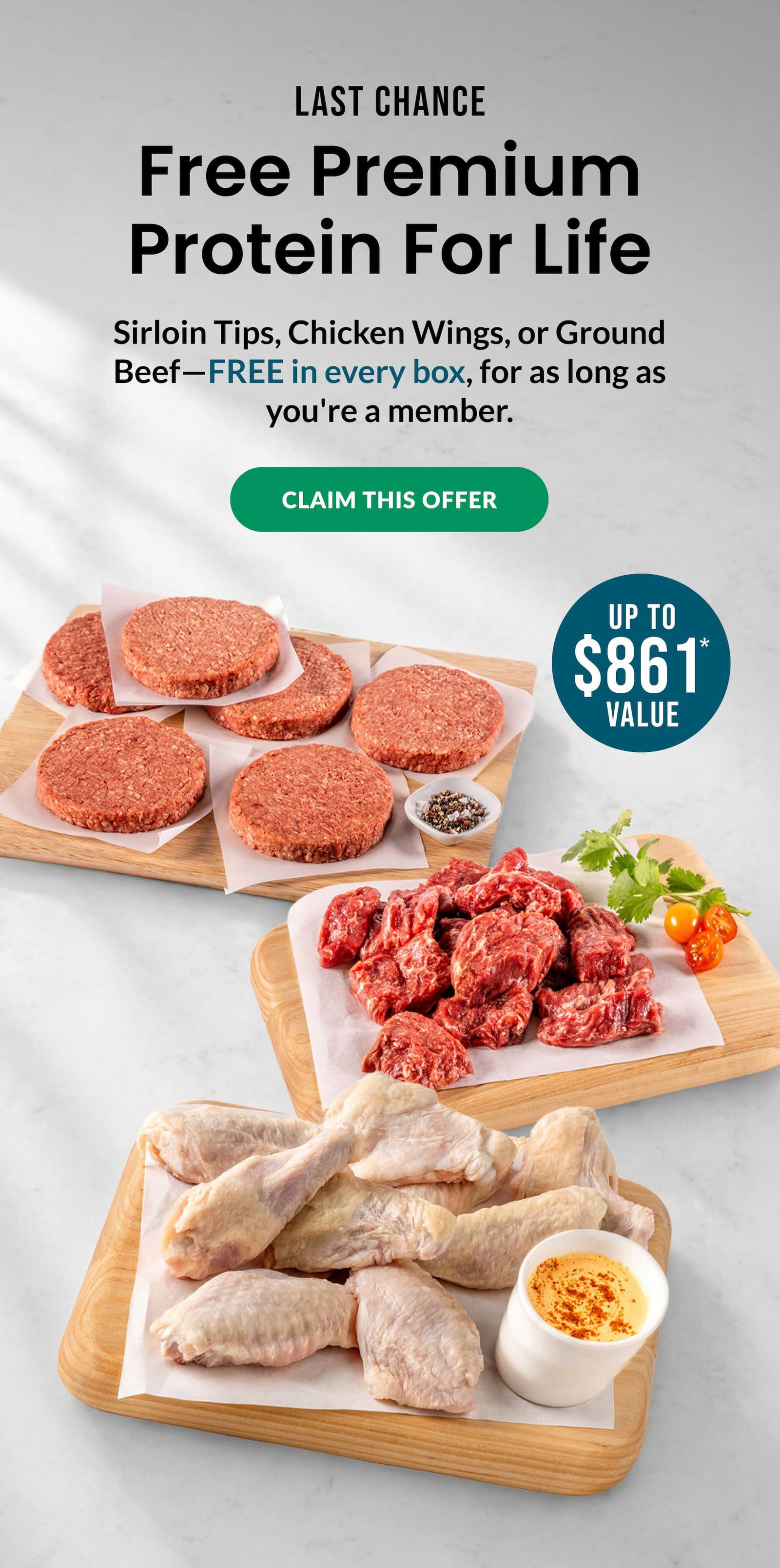 Last Chance - Free Premium Protein For Life | CLAIM THIS OFFER