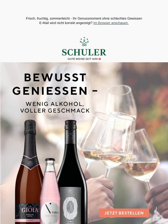 Weniger Alkohol, mehr Genuss – unsere Sommer-Highlights