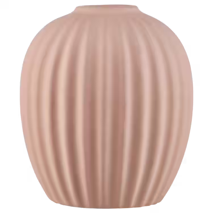 Image of Ceramic Ribbed Table Vase