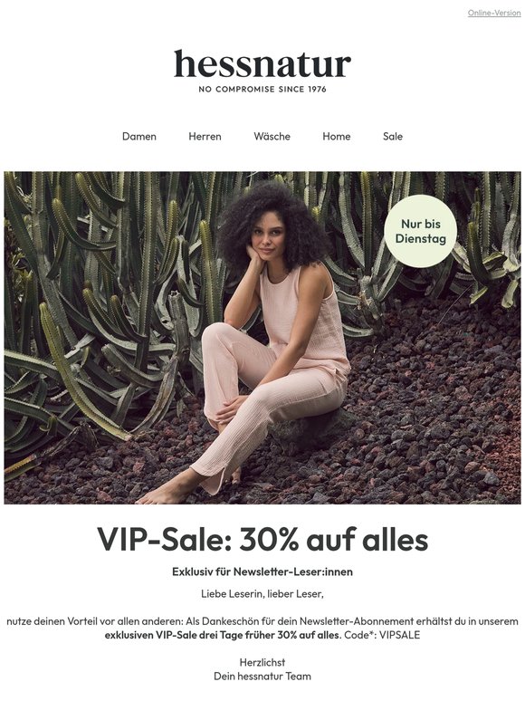🔐 Deine 30% auf alles im VIP-Sale