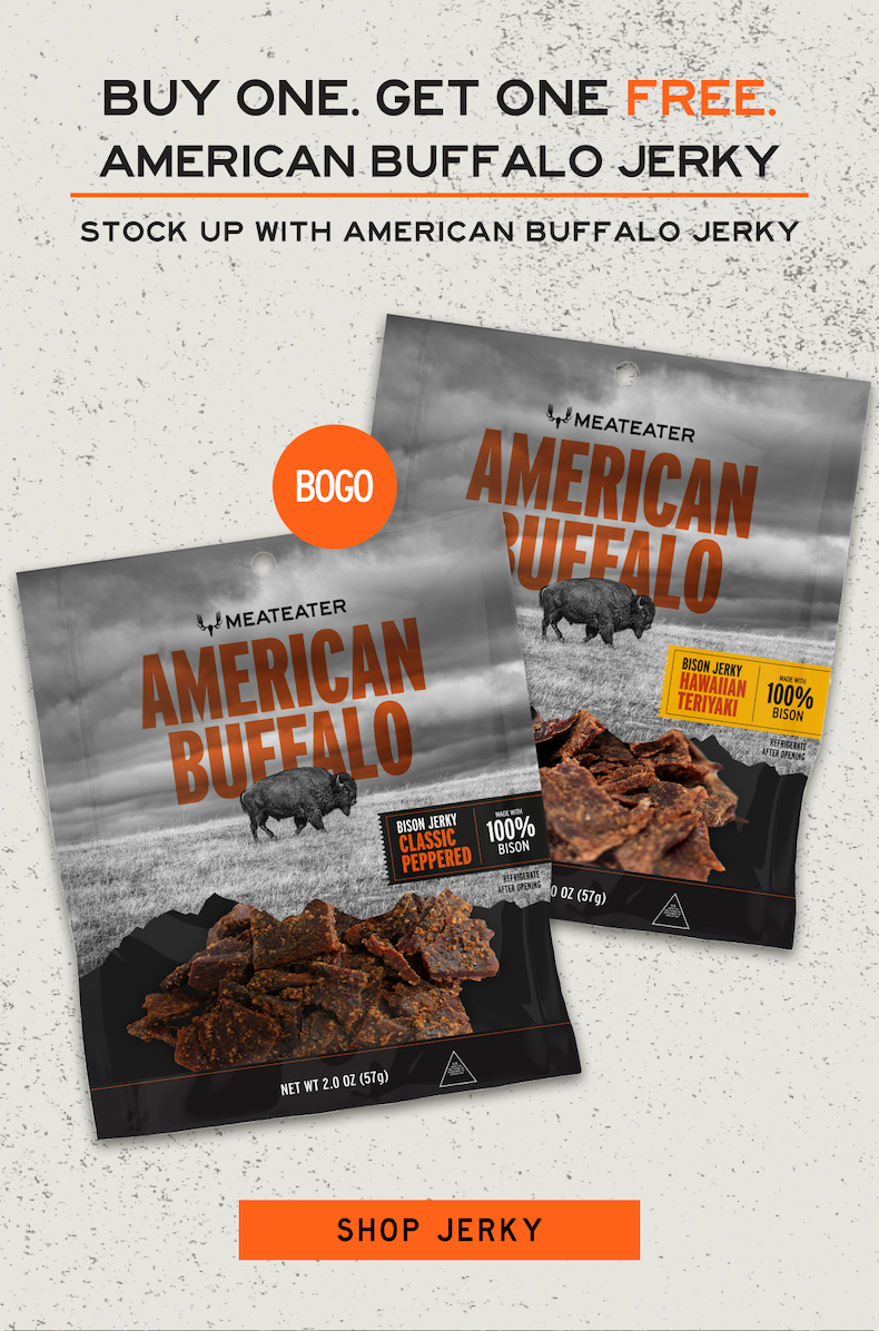Buy one, get one FREE: Buffalo Jerky